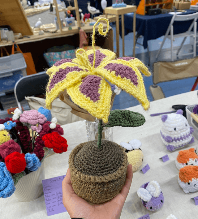 Fleur de lys en pot